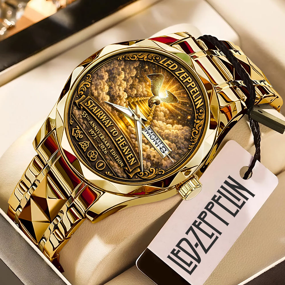 Led Zeppelin 55th Anniversary Alloy Luxury Quartz Watch – MAITM14284