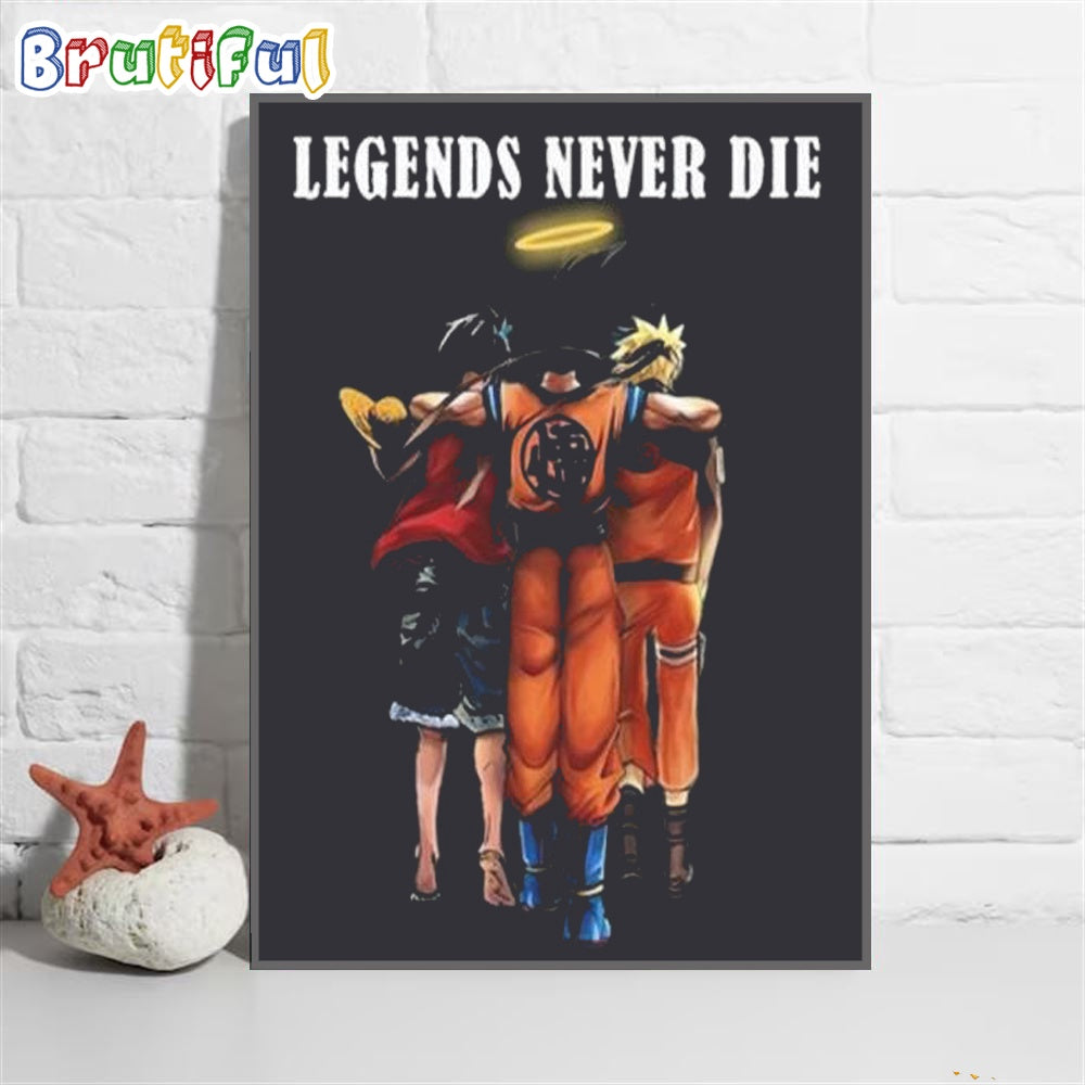 Legends Never Die Akira Toriyama Poster Canvas
