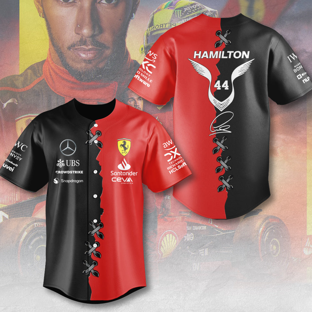 Lewis Hamilton Baseball Jersey – MAITM 9742