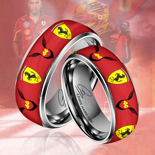 Scuderia Ferrari x Lewis Hamilton Custom Alloy Ring – MAITM 11995