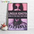 Lingua Ignota Mine Is The Only Way Now 2024 Wall Art Poster Canvas