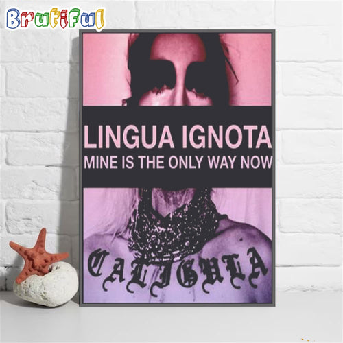 Lingua Ignota Mine Is The Only Way Now 2024 Wall Art Poster Canvas