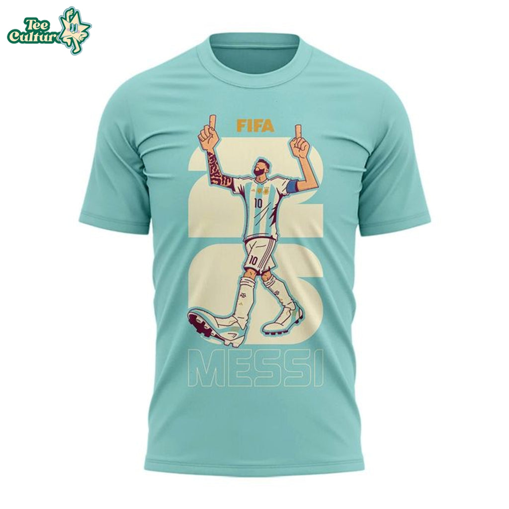 Lionel Messi World Cup 2026 Final Celebration Limited Edition Graphic T-Shirt