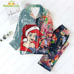 Little Mermaid Christmas Disney Princess Pajamas​ Set