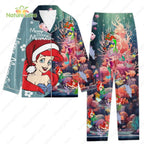 Little Mermaid Christmas Disney Princess Pajamas​ Set