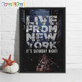 Live From New York It’s Saturday Night Live By Icetown Wall Art Poster Canvas