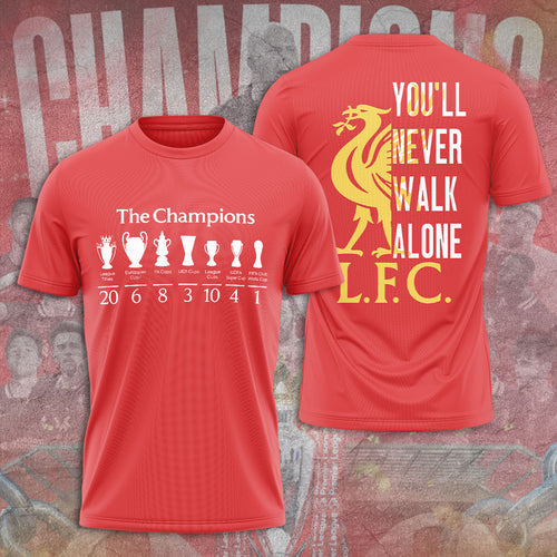 Liverpool FC 2024/25 Premier League Champions 3D Apparel – TANTN 13093