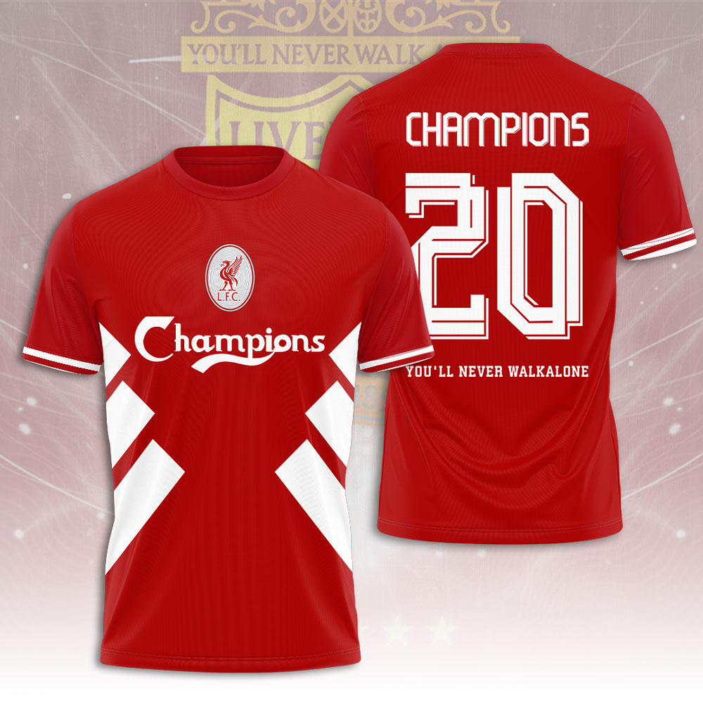 Liverpool FC 2024/25 Premier League Champions 3D Apparel – GNE 3289