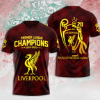 Liverpool FC 2024/25 Premier League Champions 3D Apparel – MAITM 10870