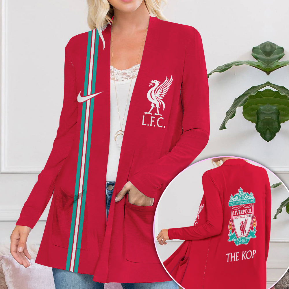 Liverpool FC Women's Patch Pocket Cardigan – HOATT 4371