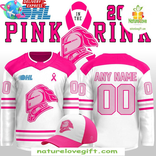 London Knights Pink Hockey Jersey 2026 In The Rink