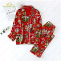 Looney Tunes Christmas Pajamas Tweety Funny Pajama Red Set