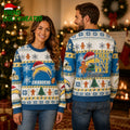 Los Angeles Chargers They Not Like Us Santa Logo Ugly Christmas Sweater