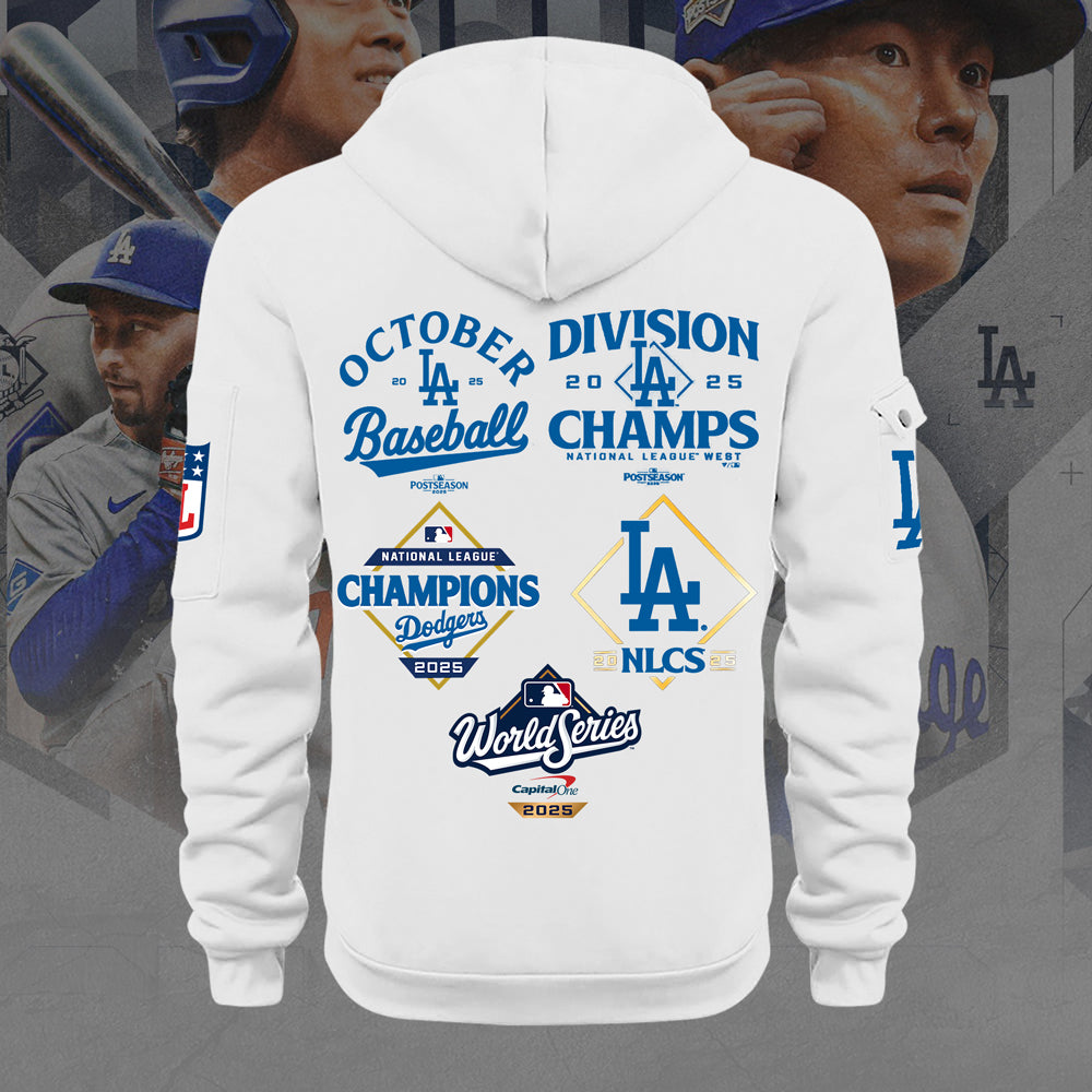 Los Angeles Dodgers World Series 2025 2D Quarter Zip Hoodie – MAITM13526