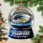 Los Angeles Dodgers 2025 World Series Champions Custom Shape 2-sided Acrylic Ornament – HOATT14868