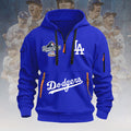 Los Angeles Dodgers 2025 World Series Champions 2D Quarter Zip Hoodie – HOATT14282
