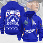 Los Angeles Dodgers 2025 World Series Champions 2D Quarter Zip Hoodie – MAITM13691