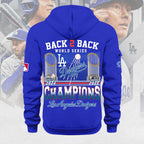 Los Angeles Dodgers 2025 World Series Champions 2D Quarter Zip Hoodie – MAITM13694