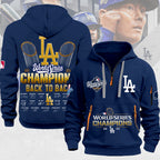 Los Angeles Dodgers 2025 World Series Champions 2D Quarter Zip Hoodie – MAITM13720