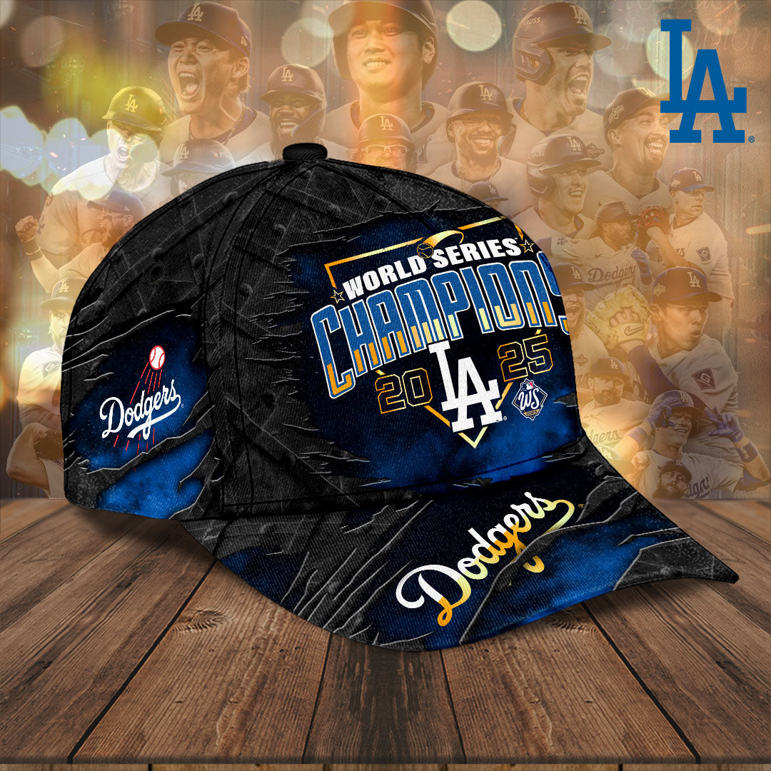 Los Angeles Dodgers 2025 World Series Champions Classic Cap – HOATT14268
