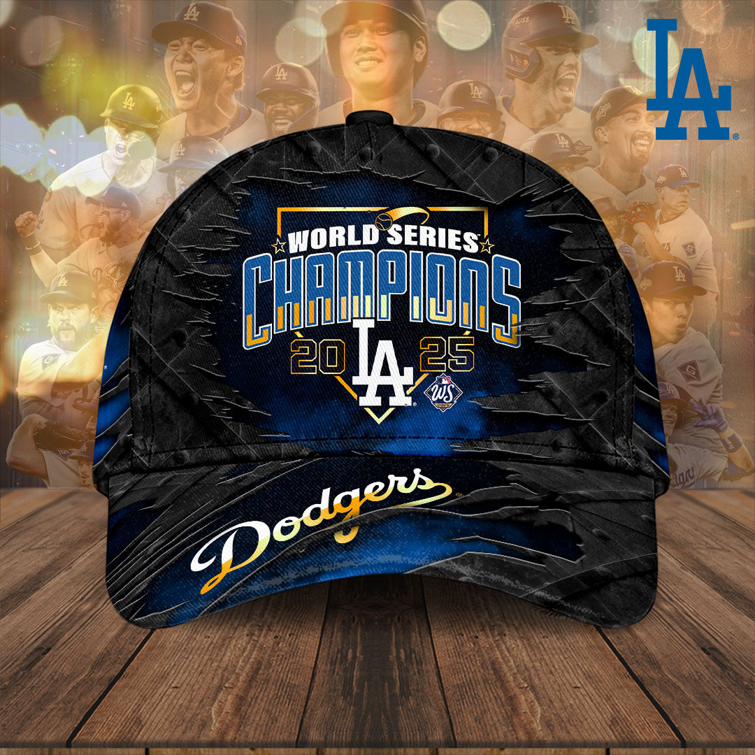 Los Angeles Dodgers 2025 World Series Champions Classic Cap – HOATT14268
