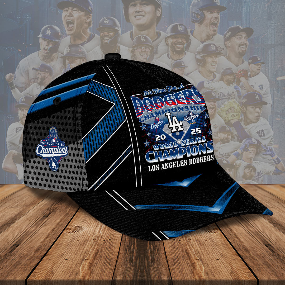 Los Angeles Dodgers 2025 World Series Champions Classic Cap – HOATT14318