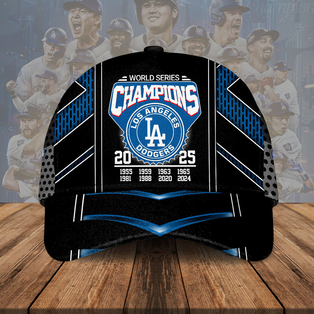 Los Angeles Dodgers 2025 World Series Champions Classic Cap – HOATT14319