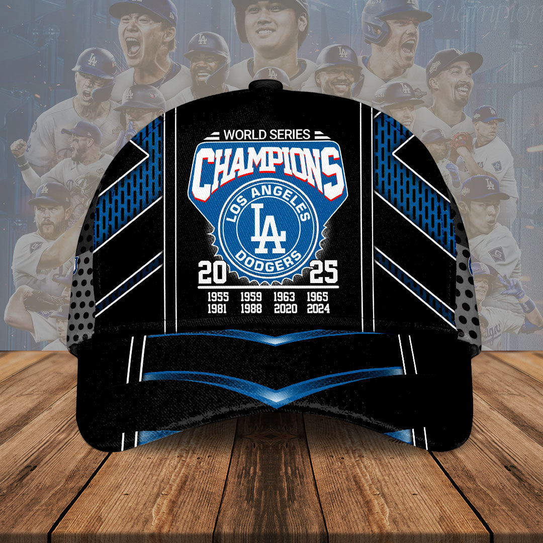 Los Angeles Dodgers 2025 World Series Champions Classic Cap – HOATT14319