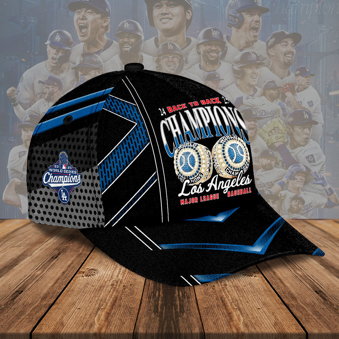 Los Angeles Dodgers 2025 World Series Champions Classic Cap – HOATT14330
