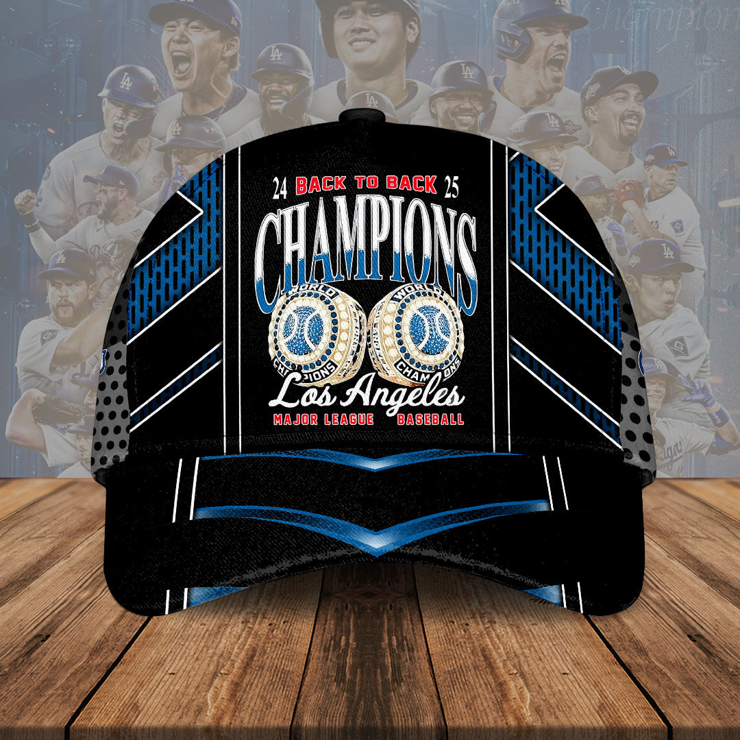 Los Angeles Dodgers 2025 World Series Champions Classic Cap – HOATT14330