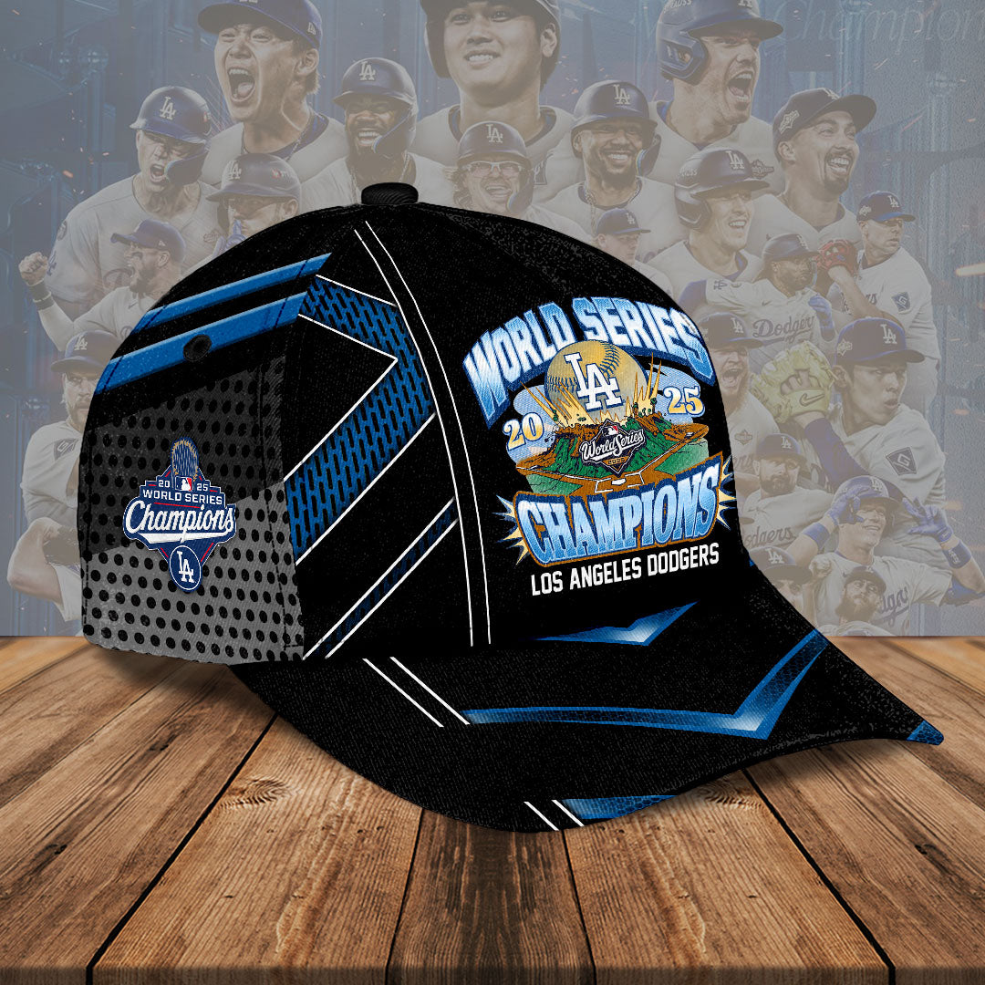 Los Angeles Dodgers 2025 World Series Champions Classic Cap – HOATT14377