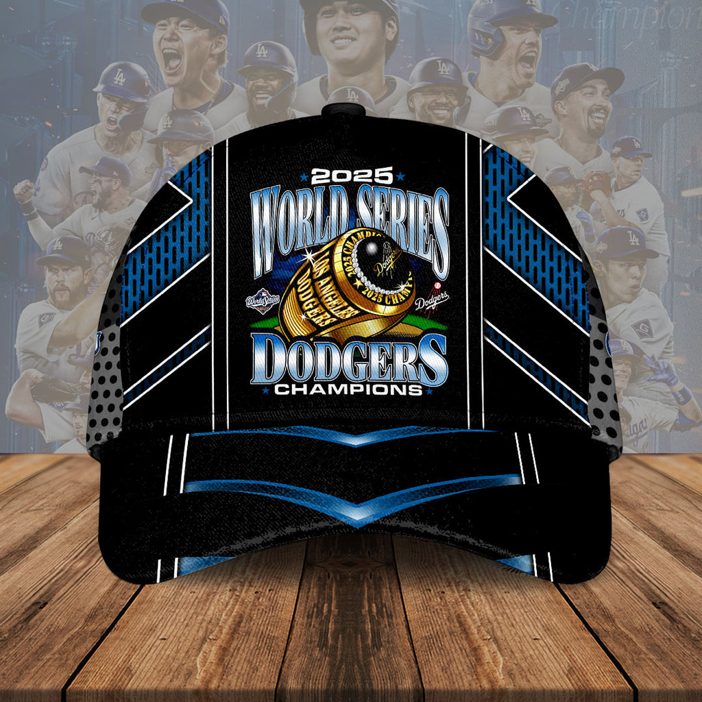 Los Angeles Dodgers 2025 World Series Champions Classic Cap – HOATT14380