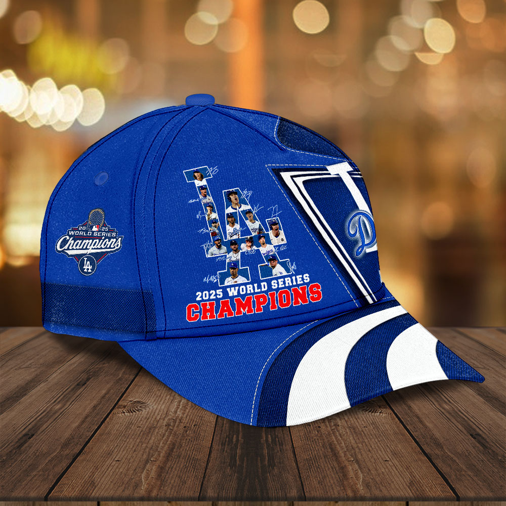 Los Angeles Dodgers 2025 World Series Champions Classic Cap – HOATT14458