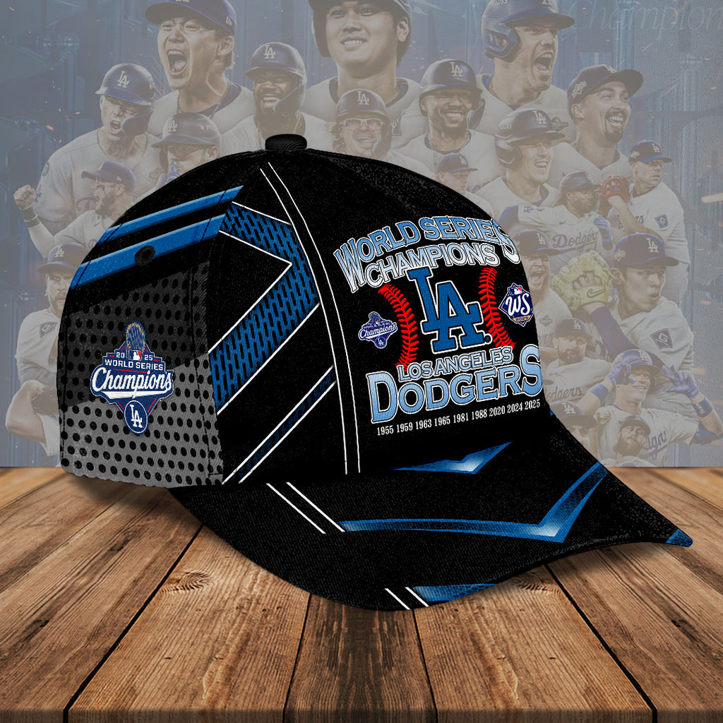 Los Angeles Dodgers 2025 World Series Champions Classic Cap – HOATT14487