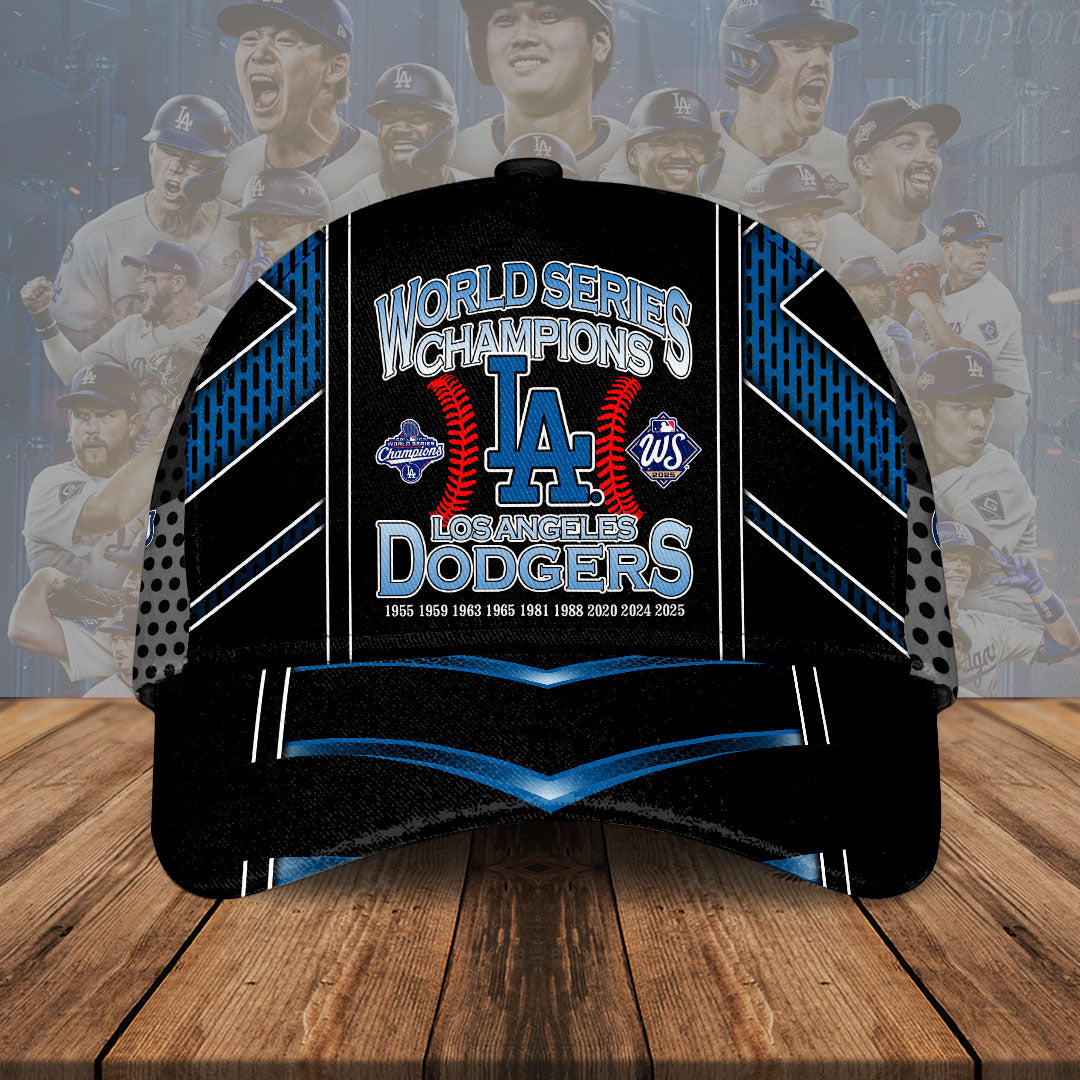 Los Angeles Dodgers 2025 World Series Champions Classic Cap – HOATT14487