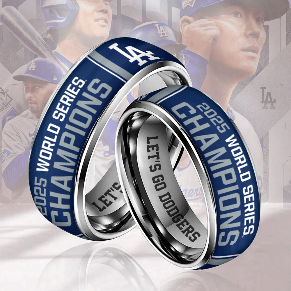Los Angeles Dodgers 2025 World Series Champions Custom Alloy Ring – MAITM13650