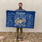 Los Angeles Dodgers 2025 World Series Champions 3D Double-side House Flag – HOATT14326