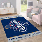 Los Angeles Dodgers 2025 World Series Champions Rectangular Rug – MAITM13645