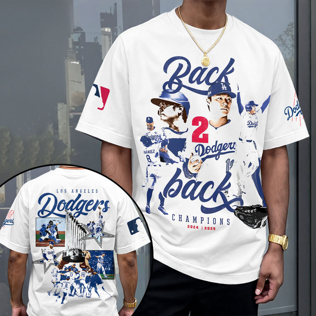 Los Angeles Dodgers 2025 World Series Champions 3D Apparel – HOATT14801
