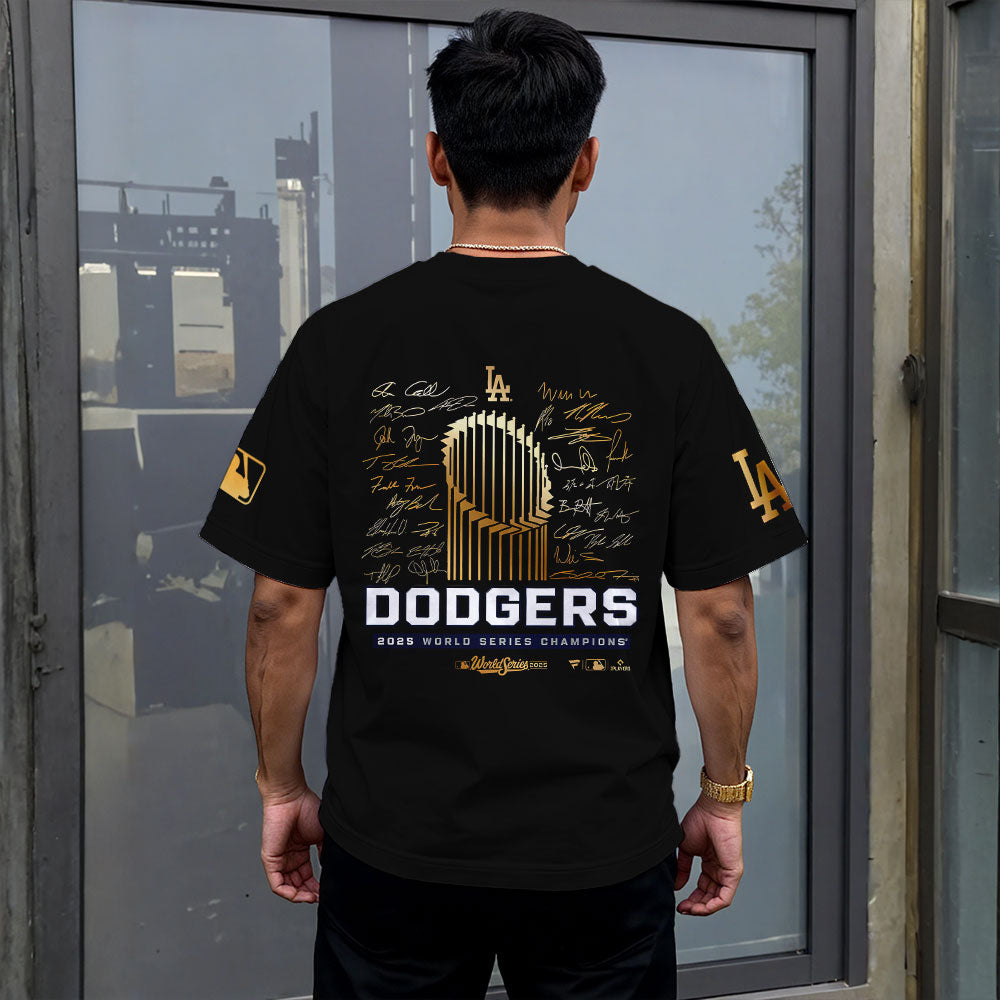 Los Angeles Dodgers 2025 World Series Champions 3D Apparel – MAITM13655