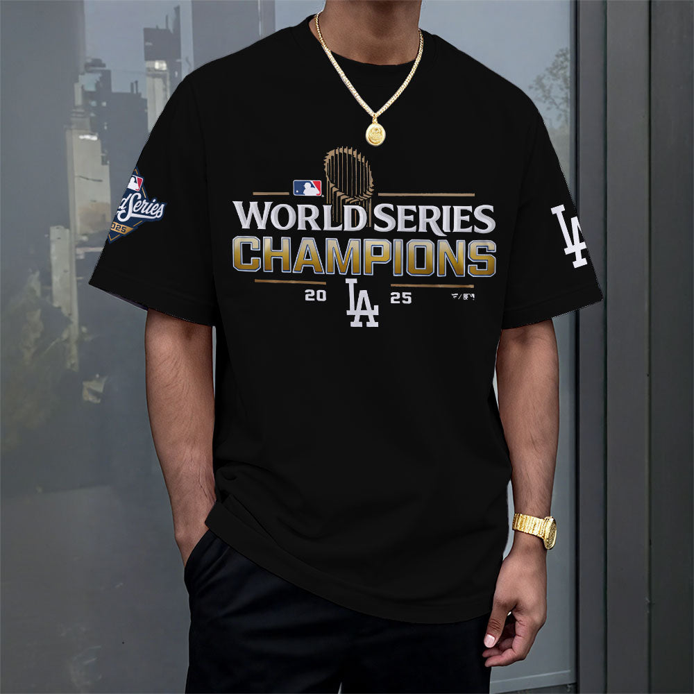 Los Angeles Dodgers 2025 World Series Champions 3D Apparel – MAITM13672