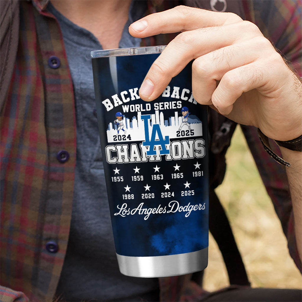 Los Angeles Dodgers 2025 World Series Champions Tumbler Cup – HOATT14370
