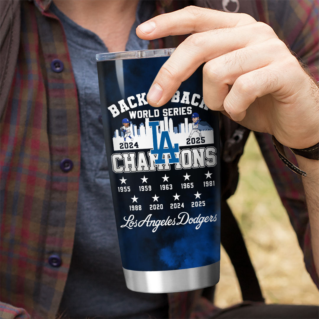 Los Angeles Dodgers 2025 World Series Champions Tumbler Cup – HOATT14370