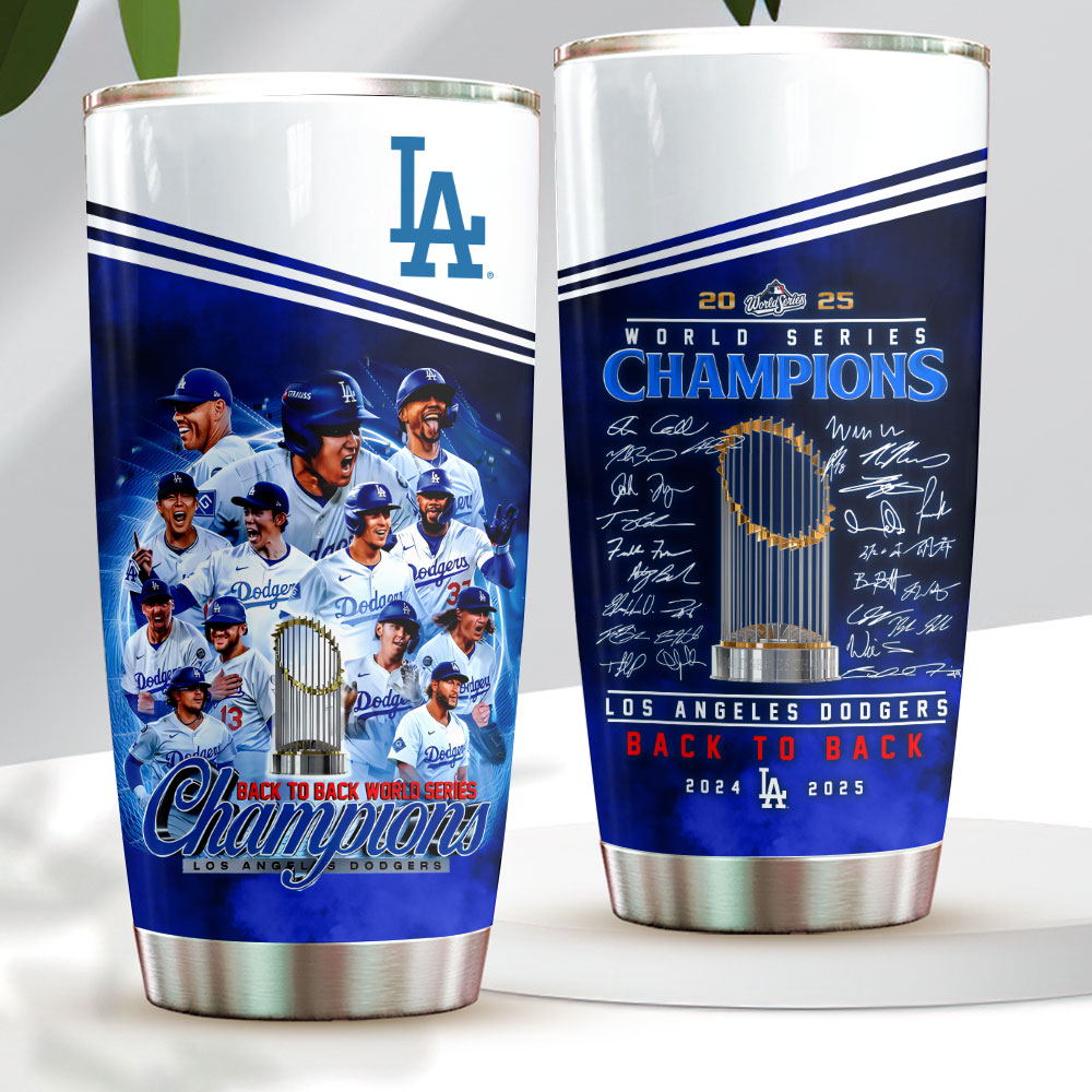 Los Angeles Dodgers 2025 World Series Champions Tumbler Cup – HOATT14789