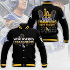 Los Angeles Dodgers 2025 World Series Champions 3D Varsity Jacket – MAITM13718