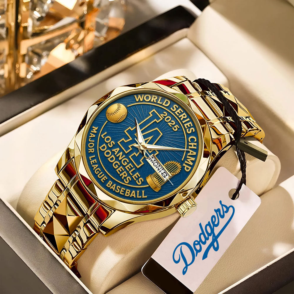 Los Angeles Dodgers World Series 2025 Alloy Luxury Quartz Watch – TANTN18188