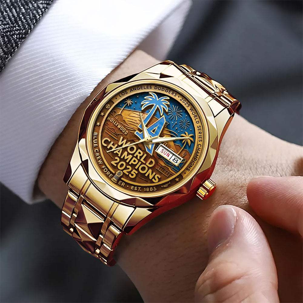 Los Angeles Dodgers World Series 2025 Alloy Luxury Quartz Watch – TANTN18553