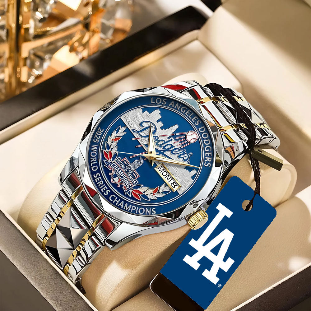 Los Angeles Dodgers World Series 2025 Alloy Luxury Quartz Watch – TANTN18569