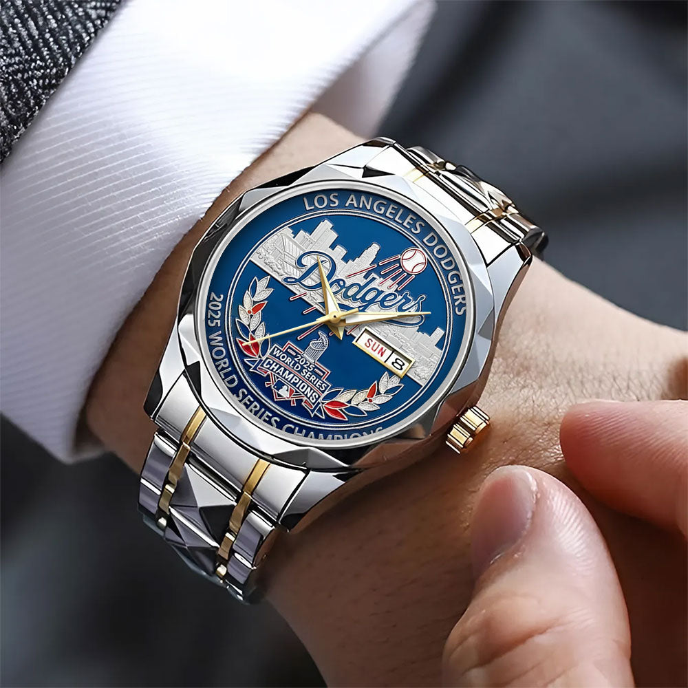 Los Angeles Dodgers World Series 2025 Alloy Luxury Quartz Watch – TANTN18569
