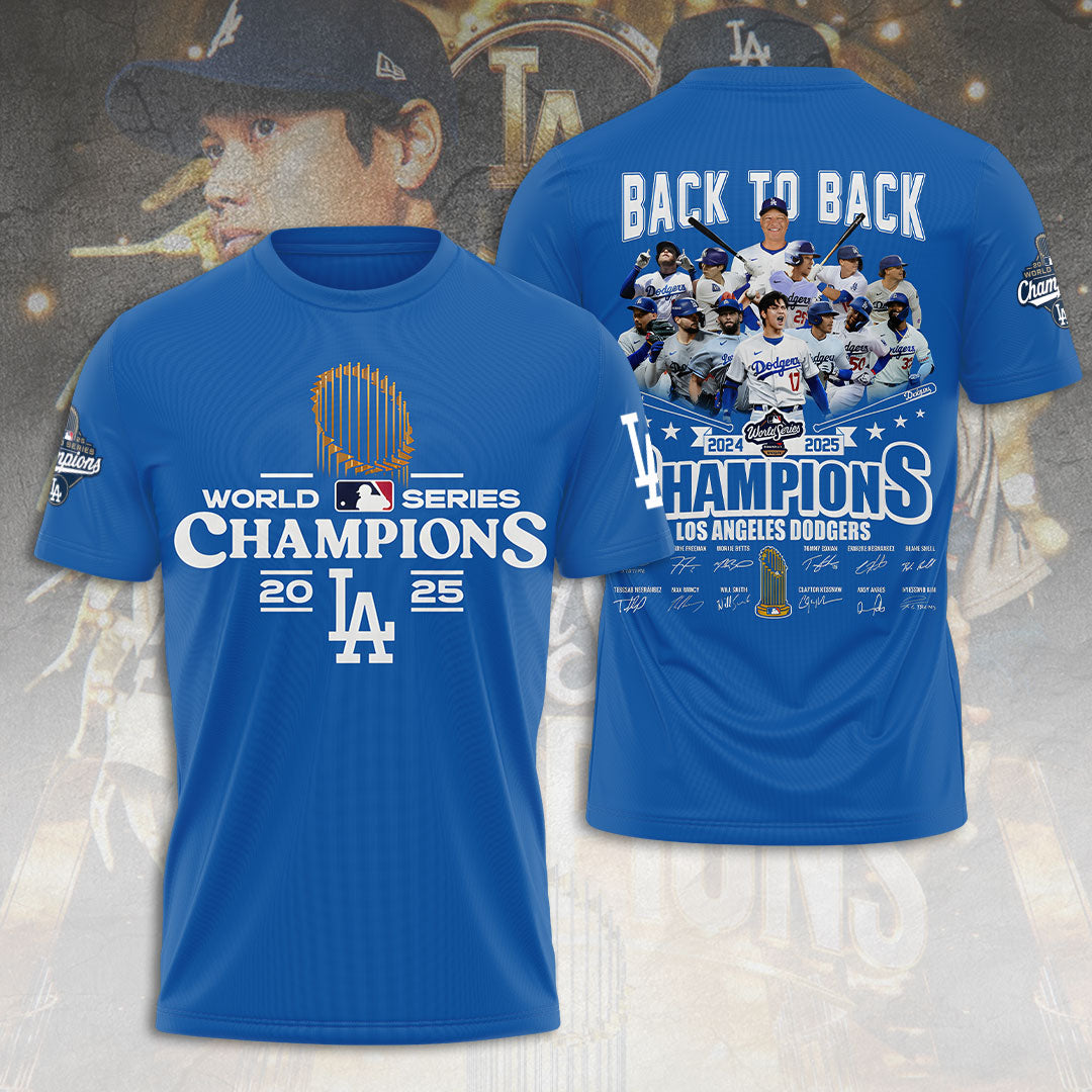 Los Angeles Dodgers World Series 2025 3D Apparel – TANTN18161
